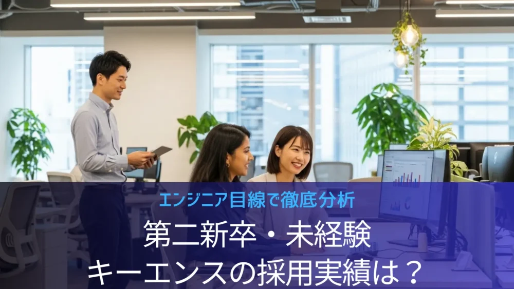 キーエンスは第二新卒・未経験でも転職できる?採用実績とポートフォリオ対策