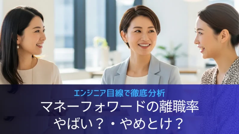 マネーフォワードはやばい？やめとけ？離職率や評判の真偽をエンジニア目線で徹底検証